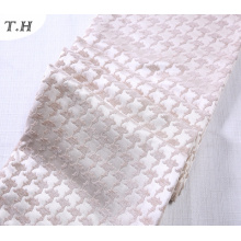 Tecido de poliéster rosa Chenille Jacquard por 410GSM